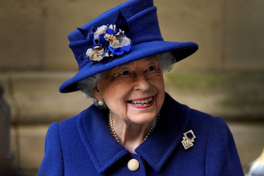FILE PHOTO: Britain's Queen Elizabeth and Anne, Princess Royal, attend a Service of Thanksgiving to mark the Centenary of the Royal British Legion at Westminster Abbey