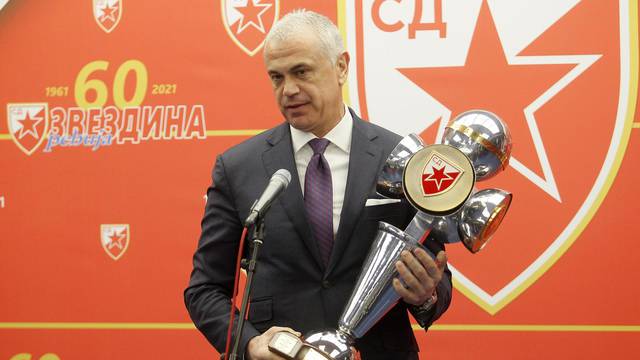 Beograd; Sportsko društvo Crvena zvezda obilježilo 76. rođendan i proglasilo najbolje u 2020. godini.