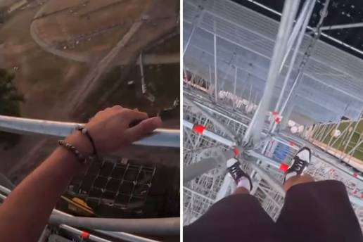 VIDEO Gdje su redari? Blokirano pola Zagreba zbog Thompsona, a on se penje na vrh pozornice!