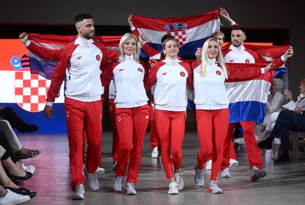 Službeno predstavljanje olimpijske kolekcije u rektoratu Sveučilišta u Zagrebu