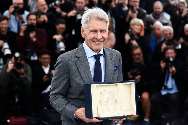 FILE PHOTO: The 76th Cannes Film Festival - Photocall for the film "Indiana Jones and the Dial of Destiny" Out of Competition