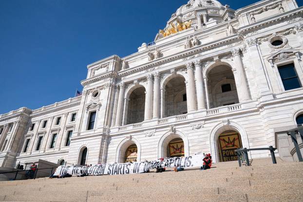 "No Kings" protest against U.S. President Donald Trump's administration policies in Minnesota
