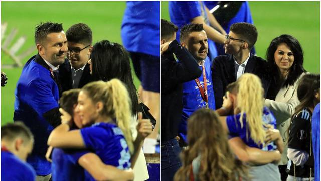 Žena Nenada Bjelice potrčala mu u zagrljaj nakon utakmice