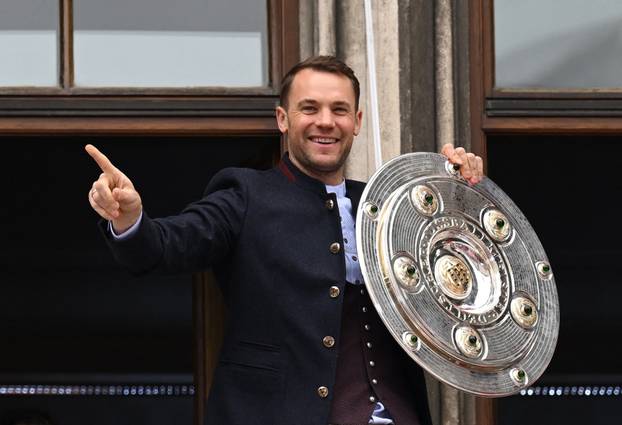 Bundesliga - Bayern Munich celebrates winning the 2026 Bundesliga title