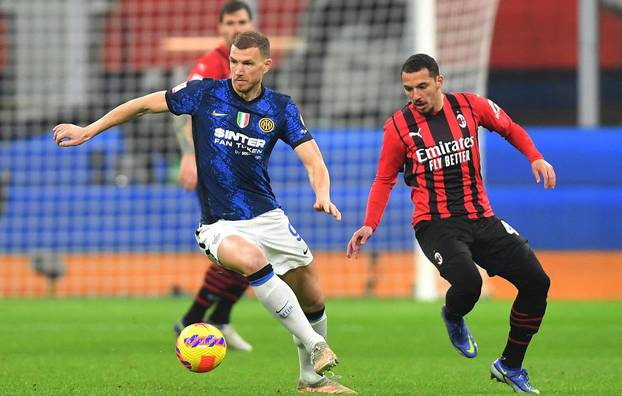 Coppa Italia - Semi Final First Leg - AC Milan v Inter Milan