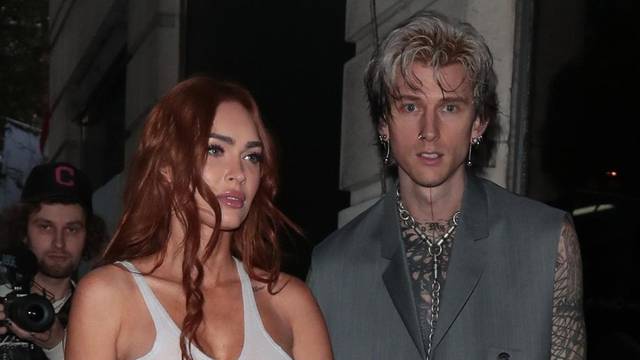 Machine Gun Kelly and Megan Fox out in London