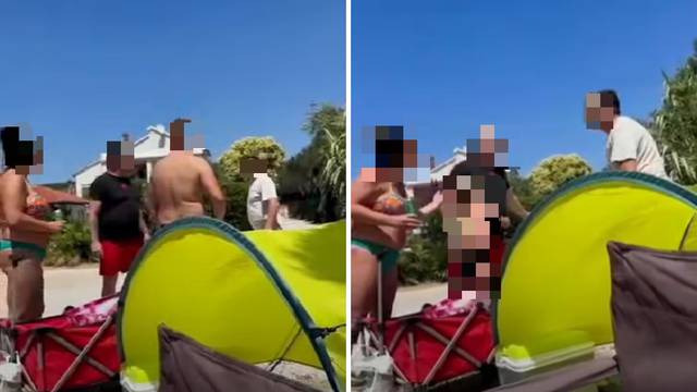 VIDEO Čovjek na plaži kod Zadra napao turiste i prijetio: 'Donit ću pištolj i sve ću ih poubijati!'