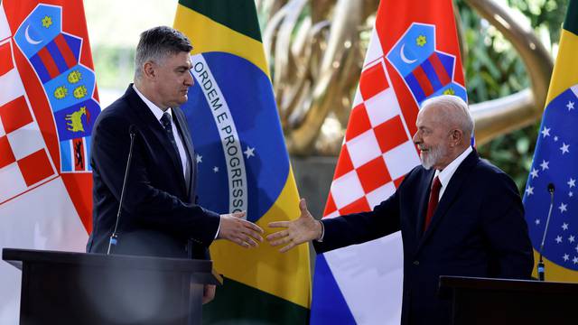 Croatian president meets with Brazil's Lula