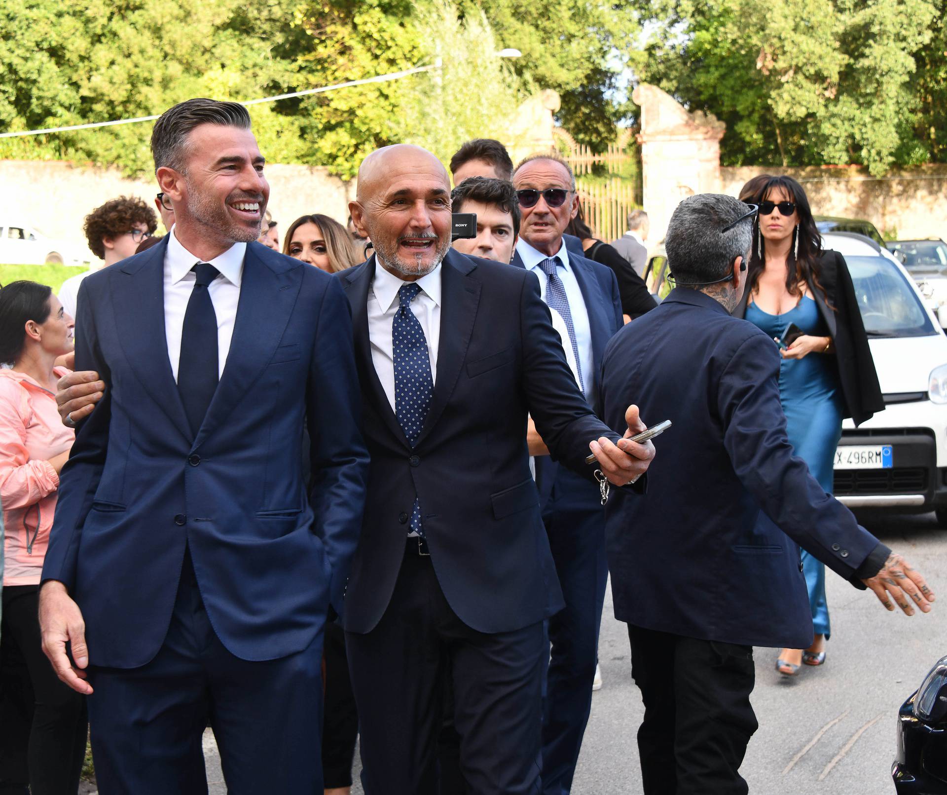 LUCCA - Villa Oliva Buonvisi, former national team goalkeeper Gigi Buffon and journalist Ilaria D'Amico get married