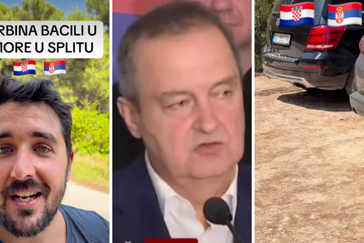 VIDEO Srpski influencer javio se iz Splita i odgovorio Da&ccaron;i&cacute;u: 'Jo&scaron; me nitko nije bacio u more'