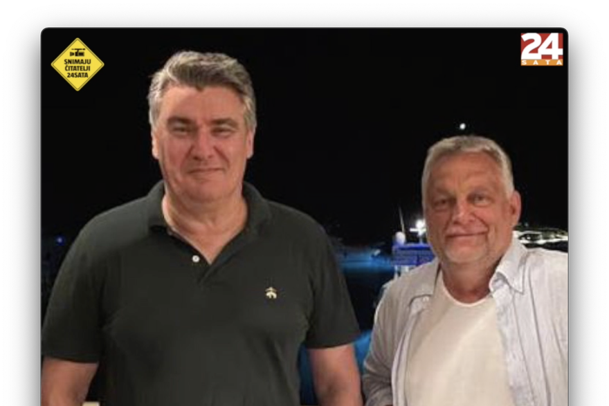 Milanović i Orban na večeri