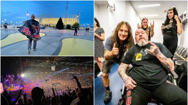 Ekskluzivne fotografije: U Areni se nakon 30 godina susrele dvije legende Iron Maidena