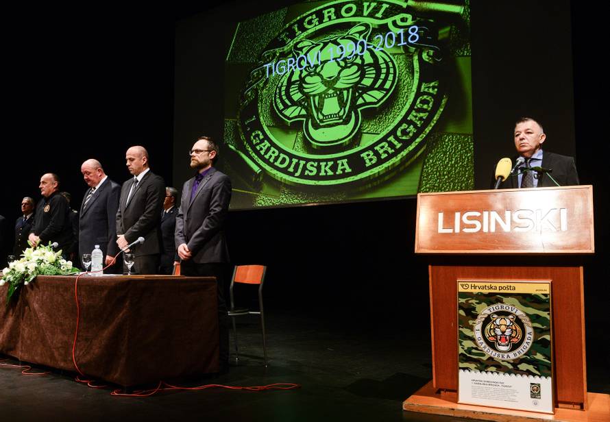 Zagreb: Hrvatska poÅ¡ta promovirala marku posveÄ?enu 1. gardijskoj brigadi Tigrovi