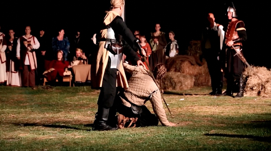 Vatreni spektakl za kraj slavlja 8. Zvonimirovih dana u Kninu