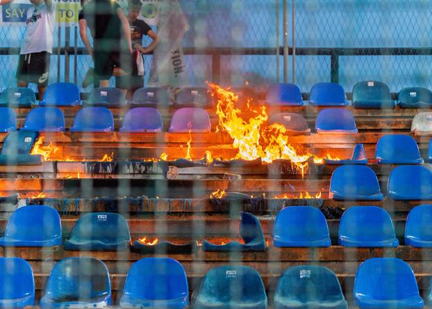FOTO Pogledajte zgarište koje je ostavila Torcida u Varaždinu! 'Evo zašto toliko košta ulaznica'