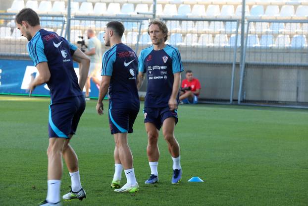 Rijeka: Trening Hrvstake nogometne reprezentacije