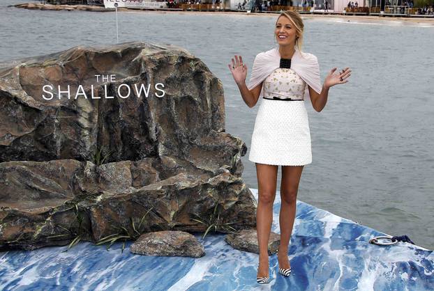 Cast member Blake Lively poses during a photocall for the film "The Shallows" at the 69th Cannes Film Festival in Cannes