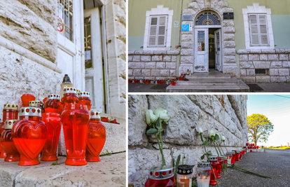 Tužan prizor u Poreču: Bijele ruže i lampaši za učenika koji je poginuo na maturalcu u Pragu