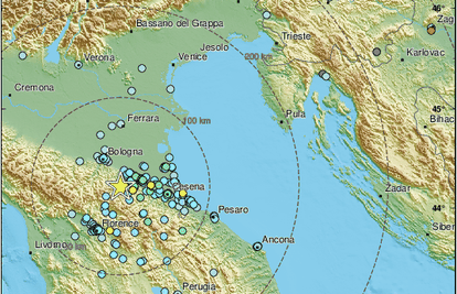 Jak potres od 4,8 Richtera na sjeveru Italije, osjetio se i kod nas. U Marradiju zatvorili škole