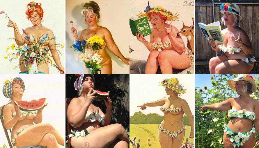 Punašna aktivistica kao pin up model poručuje: 'Volite sebe!'