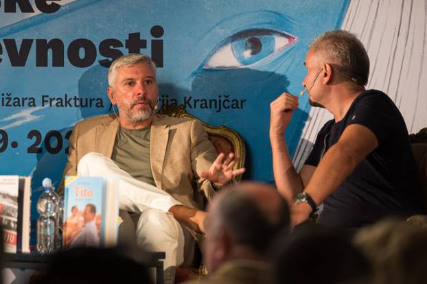 Zagreb: Festival svjetske književnosti, razgovor s Goranom Gavranovićem i Borisom Rašetom
