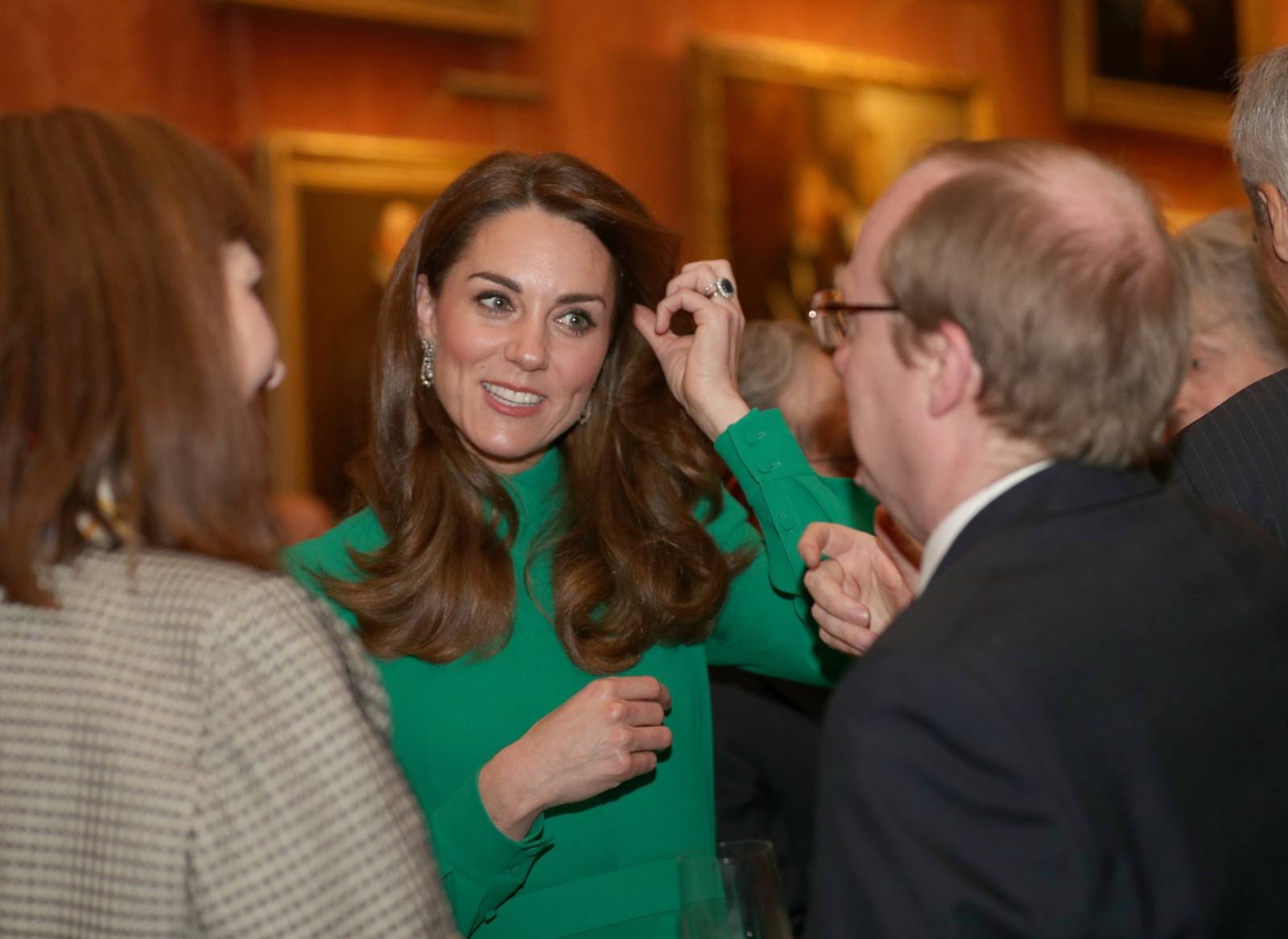 NATO leaders attend a reception at Buckingham Palace in London