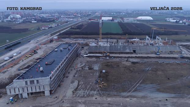 FOTO Pogledajte kako raste novi dom 'vatrenih' u Gorici!