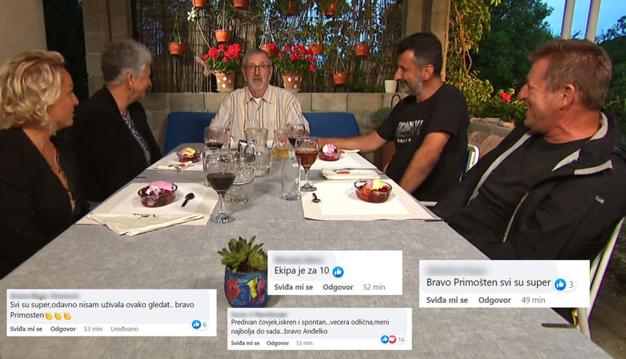 Gledatelji 'Večere' oduševljeni Anđelkom: 'Odličan domaćin, najbolja večera do sad. Bravo'