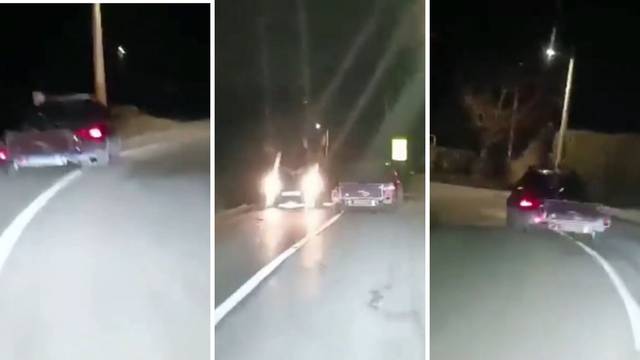 VIDEO Jezivi prizori iz Zagorja: Vrludao autom po cesti, vozio po suprotnoj traci, vozači trubili