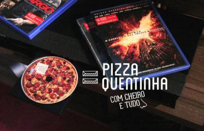 DVD s filmovima izgledao kao pizza i ispušta miris pizze