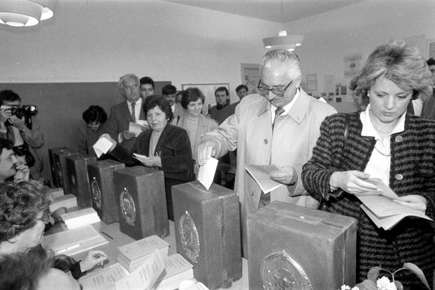 Prvi krug poslijeratnih višestranačkih izbora u Hrvatskoj, 22.4.1990.