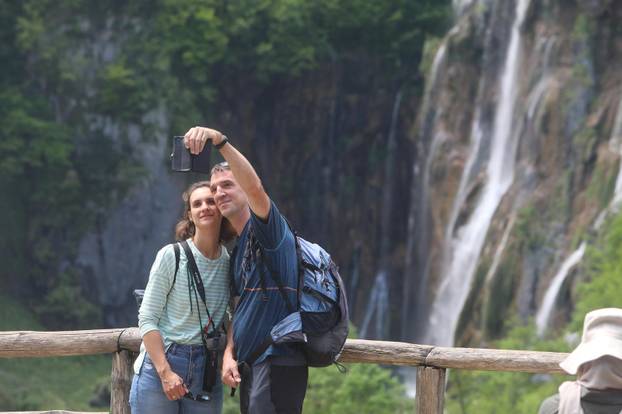 Turisti na Plitvicama