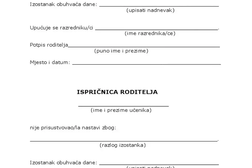 Ravnatelji škola protiv liječnika zbog ispričnica: Želite samo rješenja za svoju korist