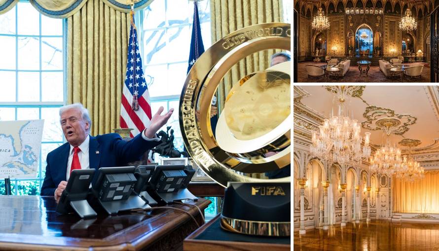 Zlato, još zlata i kič: Melania i Trump uređuju Bijelu kuću. Žele salu za bal, popločiti travnjak...