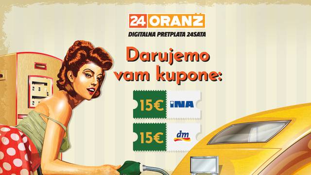 Fantastična ponuda: Darujemo ti INA kupon od 15€ i dm od 15 € te još 60 € ostalih kupona!