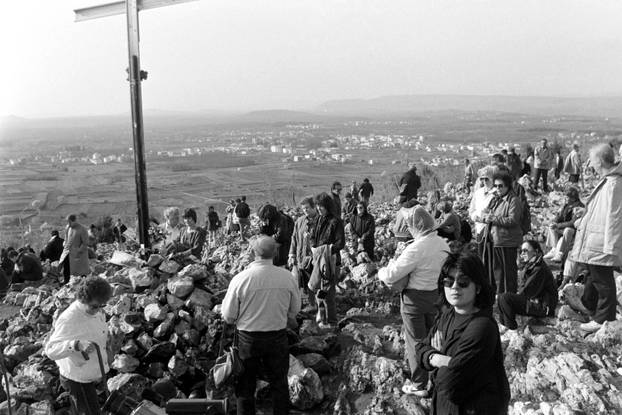 Podbrdo, mjesto ukazanja Gospe u Međugorju, 27.1.1991.