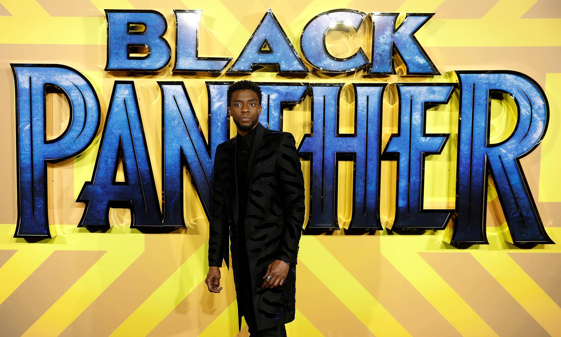 FILE PHOTO: Actor Chadwick Boseman arrives at the premiere of the new Marvel superhero film 'Black Panther' in London