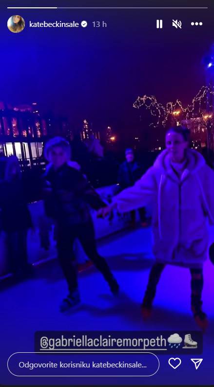 Kate Beckinsale na Adventu u Zagrebu klizala s prijateljicom