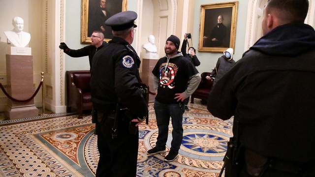 Trump supporters breach the US Capitol
