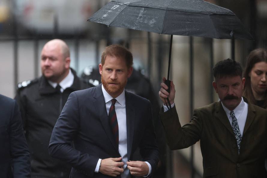 Trial in Britain's Prince Harry and others' phone-hacking lawsuit against Daily Mail, in London