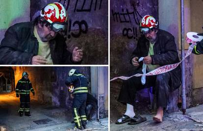 Dramatične fotografije: U Sisku su vatrogasci spašavali čovjeka