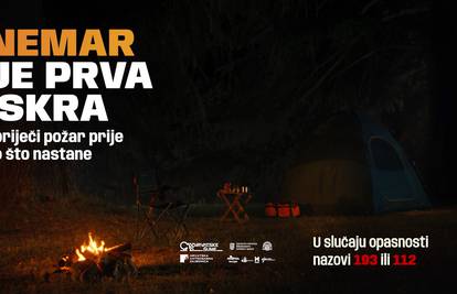 Nemar je prva iskra: novi spotovi Hrvatskih šuma upozoravaju na uzroke požara