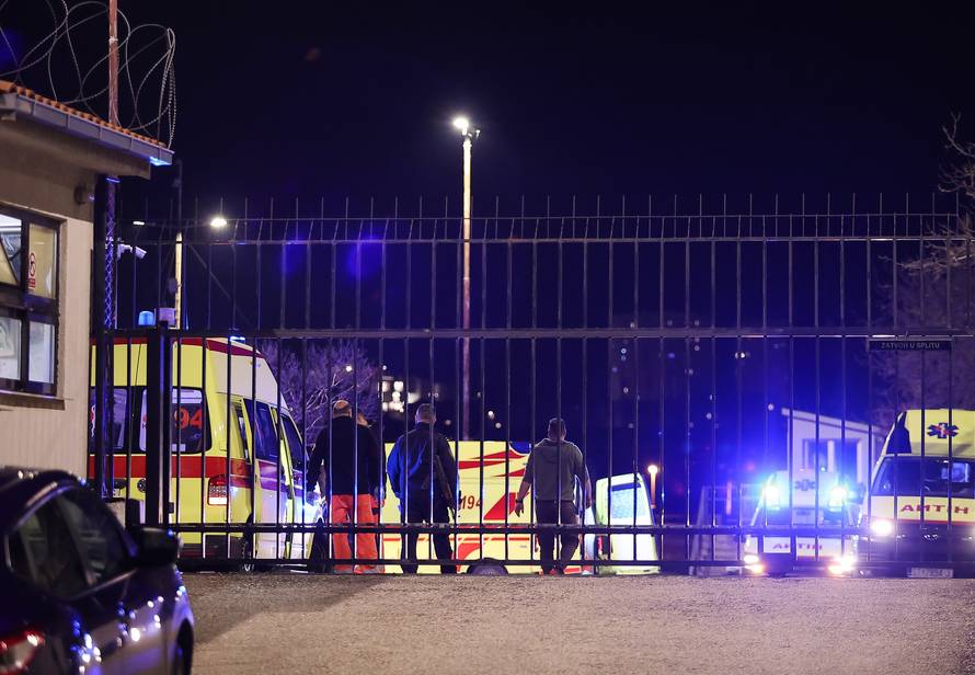 U splitskom zatvoru danas je u večernjim satima izbio požar