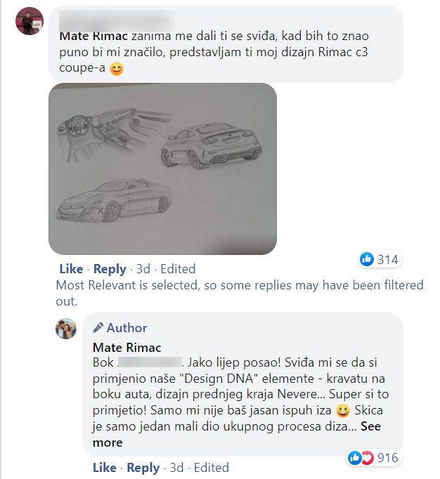 Dječak (13) Rimcu na Facebooku poslao crtež Nevere, a Matin odgovor oduševio stotine ljudi