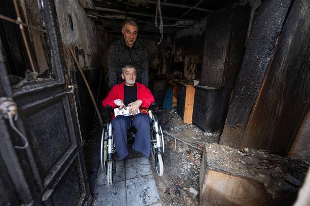 Osijek: Željko Haller u požaru je izgubio sve