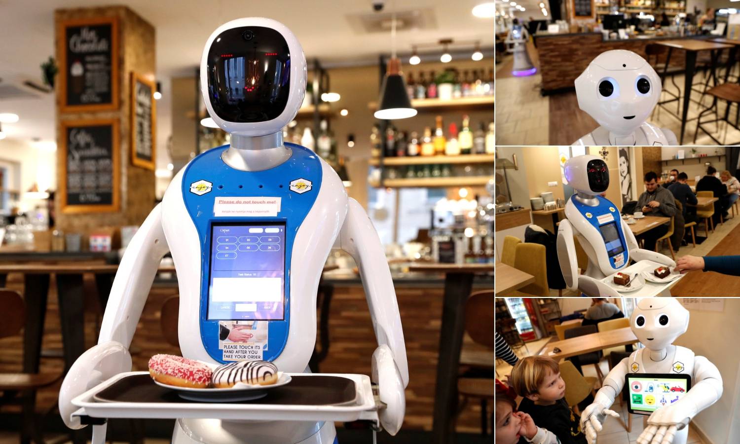 Budimpešta: U kafiću roboti donose kavu i zabavljaju goste
