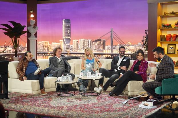 Beograd: Petar Grašo i Tonči Huljić na snimanju Amig Showa