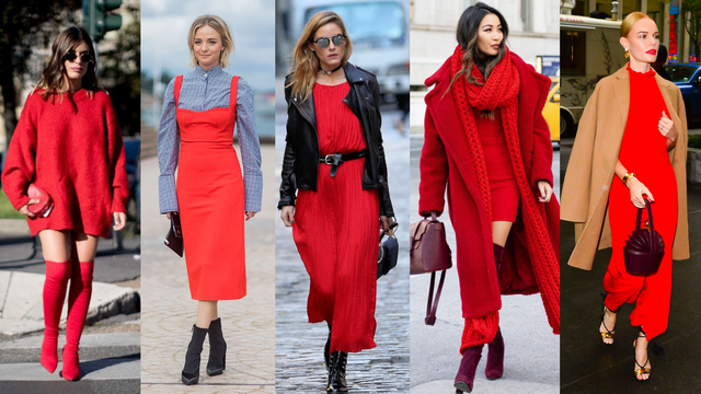 Vrlo ženstveno: Top 20 ideja kao kombinirati crvenu haljinu