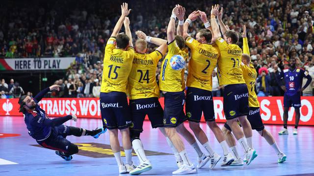 EHF 2024 Men's European Handball Championship - Semi Final - France v Sweden