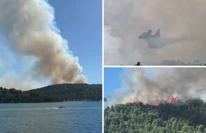 Slovenac dronom ometao gašenje požara na Murteru: Priveli su ga i kazneno prijavili